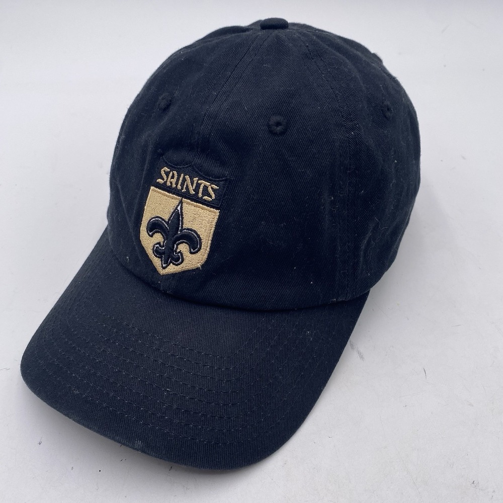 New Orleans Saints Hat Black NFL Team strapback Clean Up Adjustable Slouch Dad
